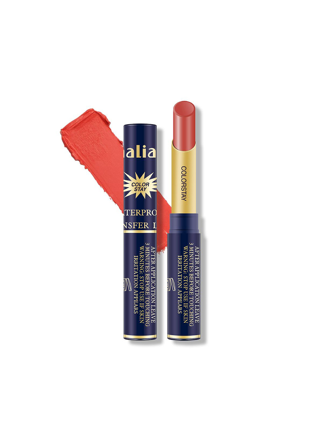 Maliao Color Stay No Transfer Bullet Lipstick - 4 g - Flamingo 608