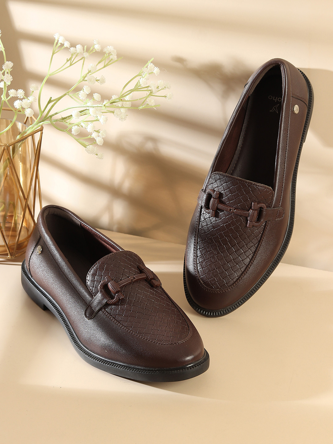 yoho Women Bliss 002 Slip-On Footpharma Footbed Loafers