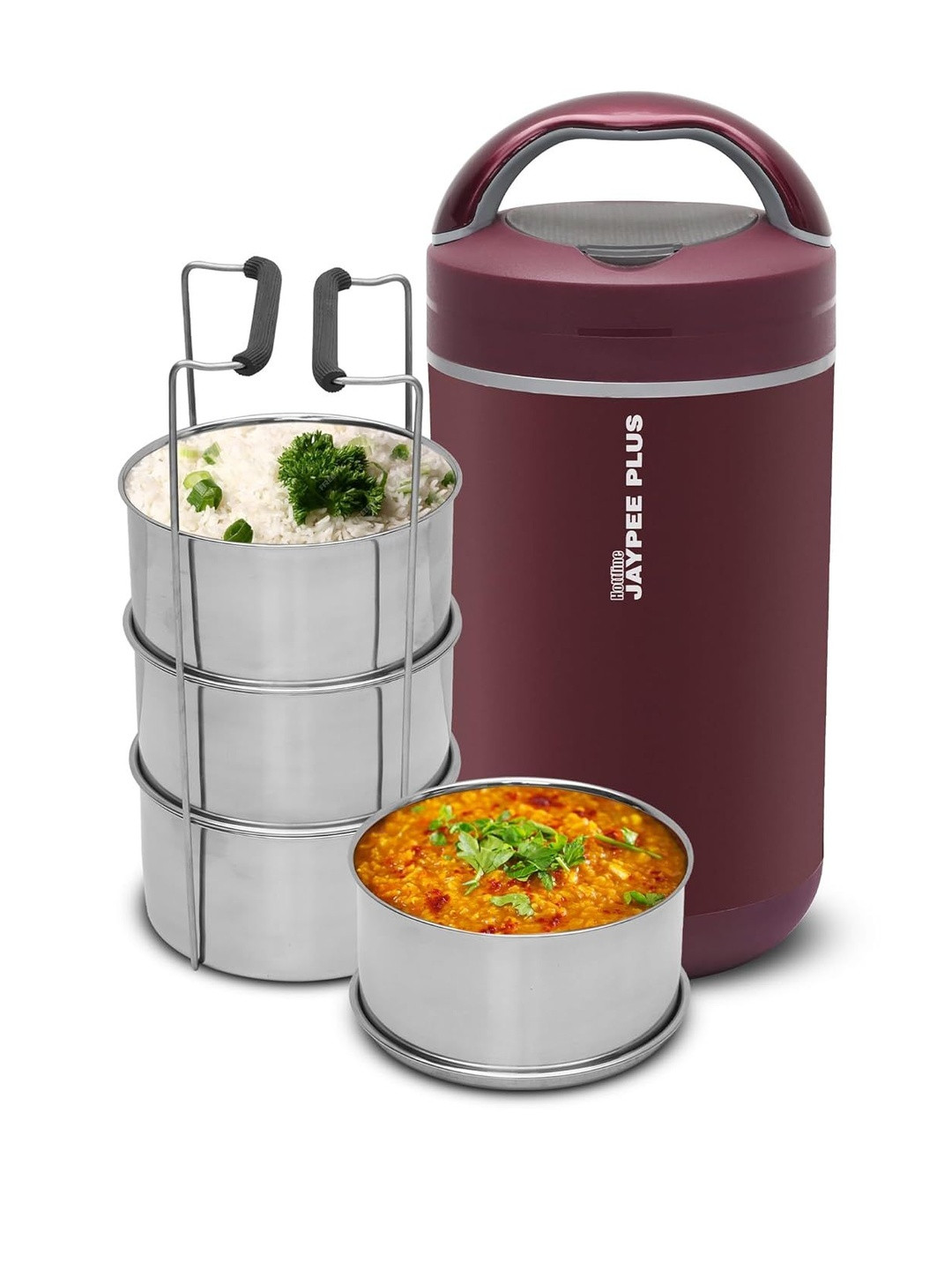 JAYPEE PLUS Stainless Steel Electric Lunch Box