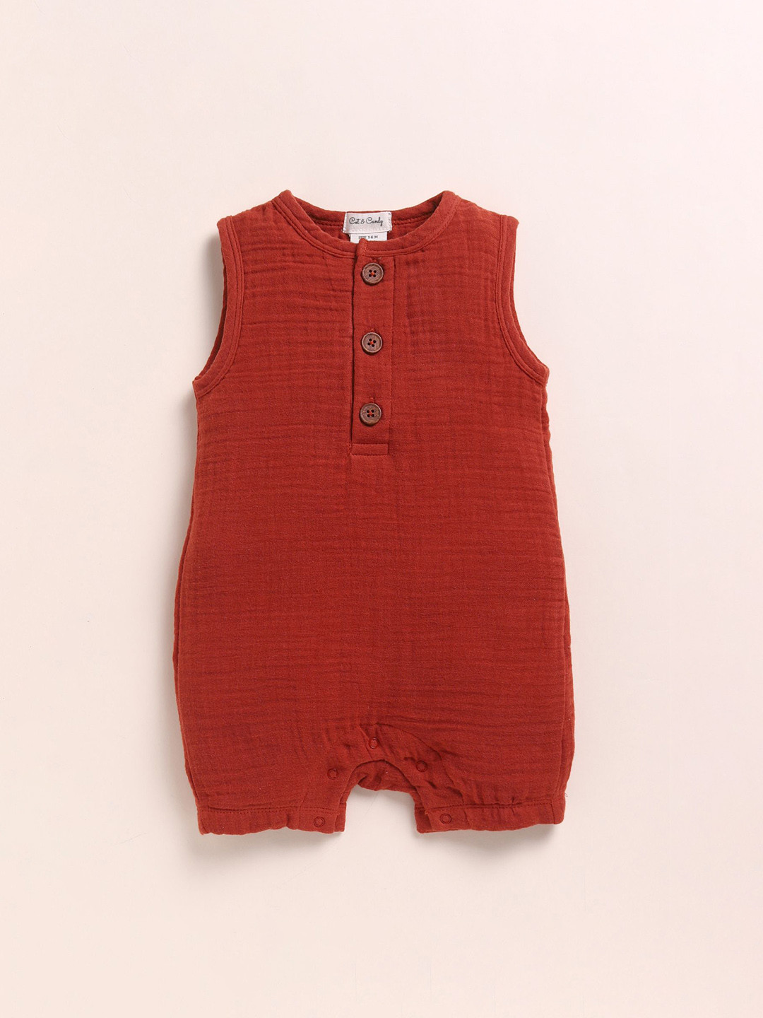 COT & CANDY Kids Muslin Half Romper