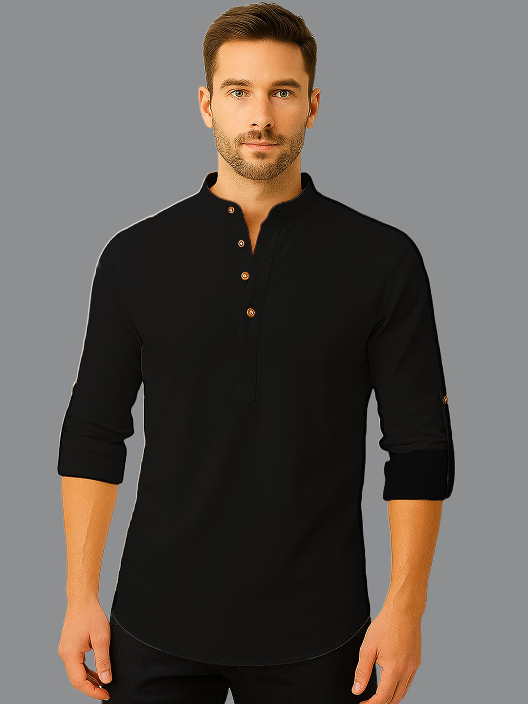 univibe Men Slim Fit Full Sleeve Kurta