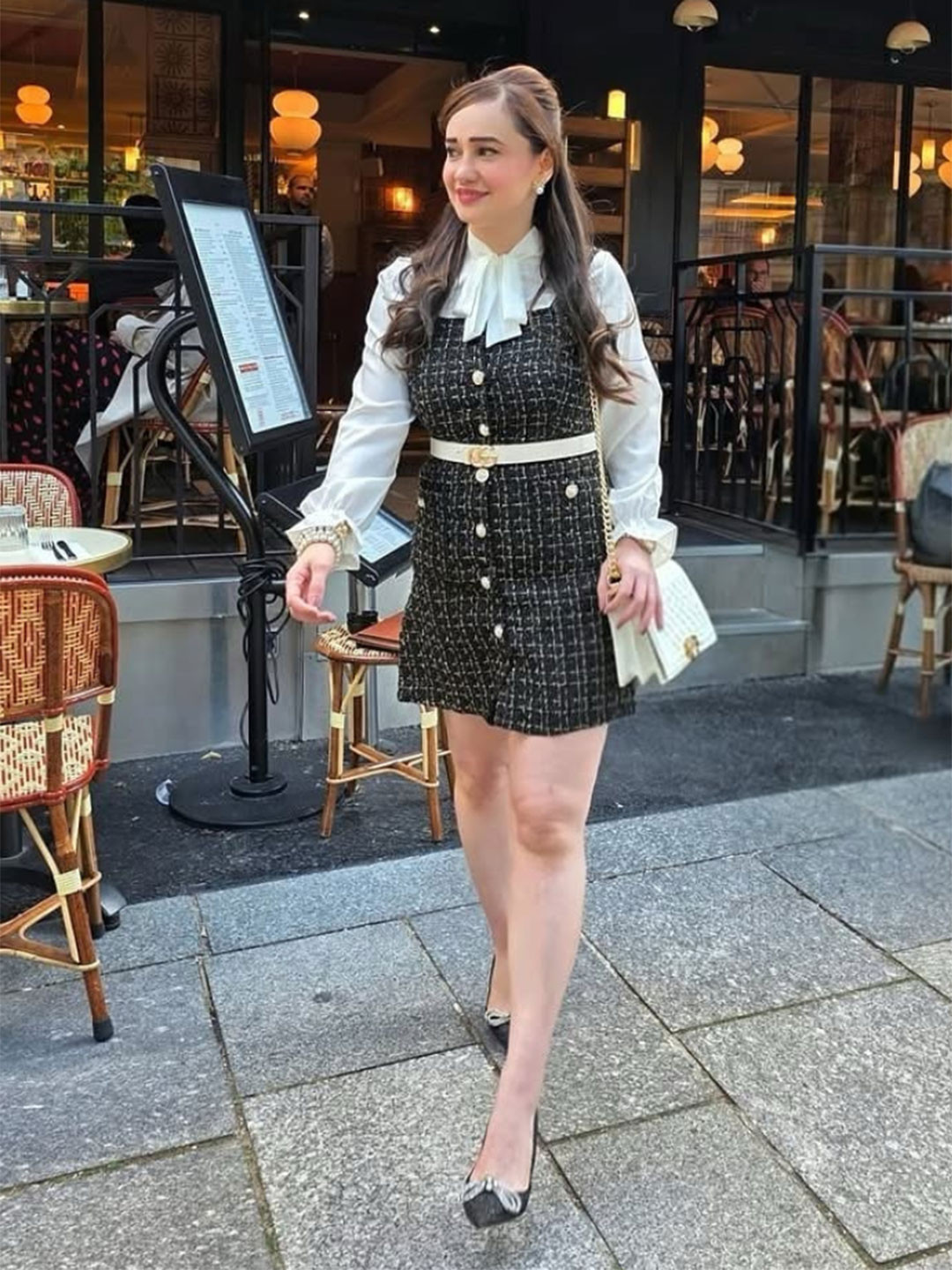 Miss Mosa By Akanksha  Barrow Tweed Dress