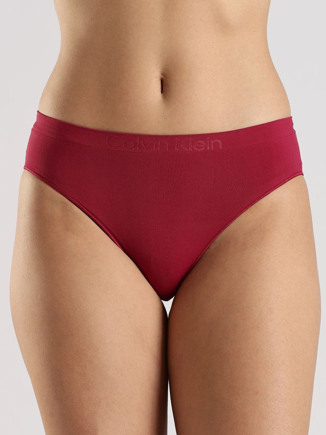 Calvin Klein Women Solid Low-Rise Bikini Briefs