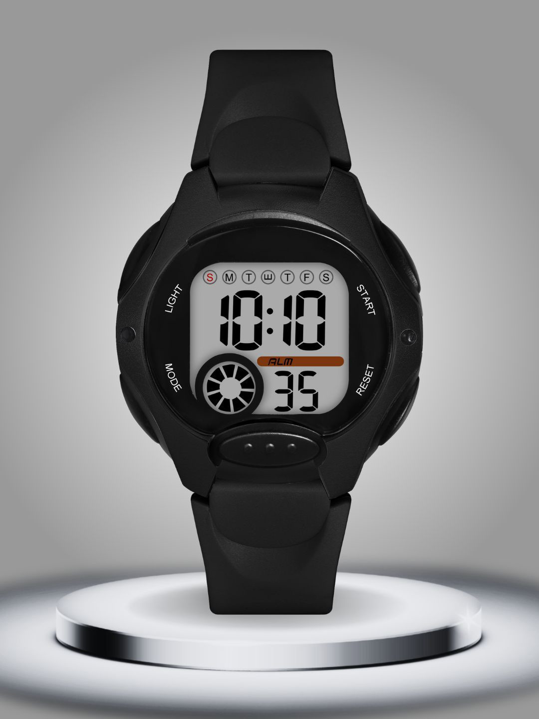 PAPIO Kids Dial & Straps Digital Watch DIGITAL-040 BLACK