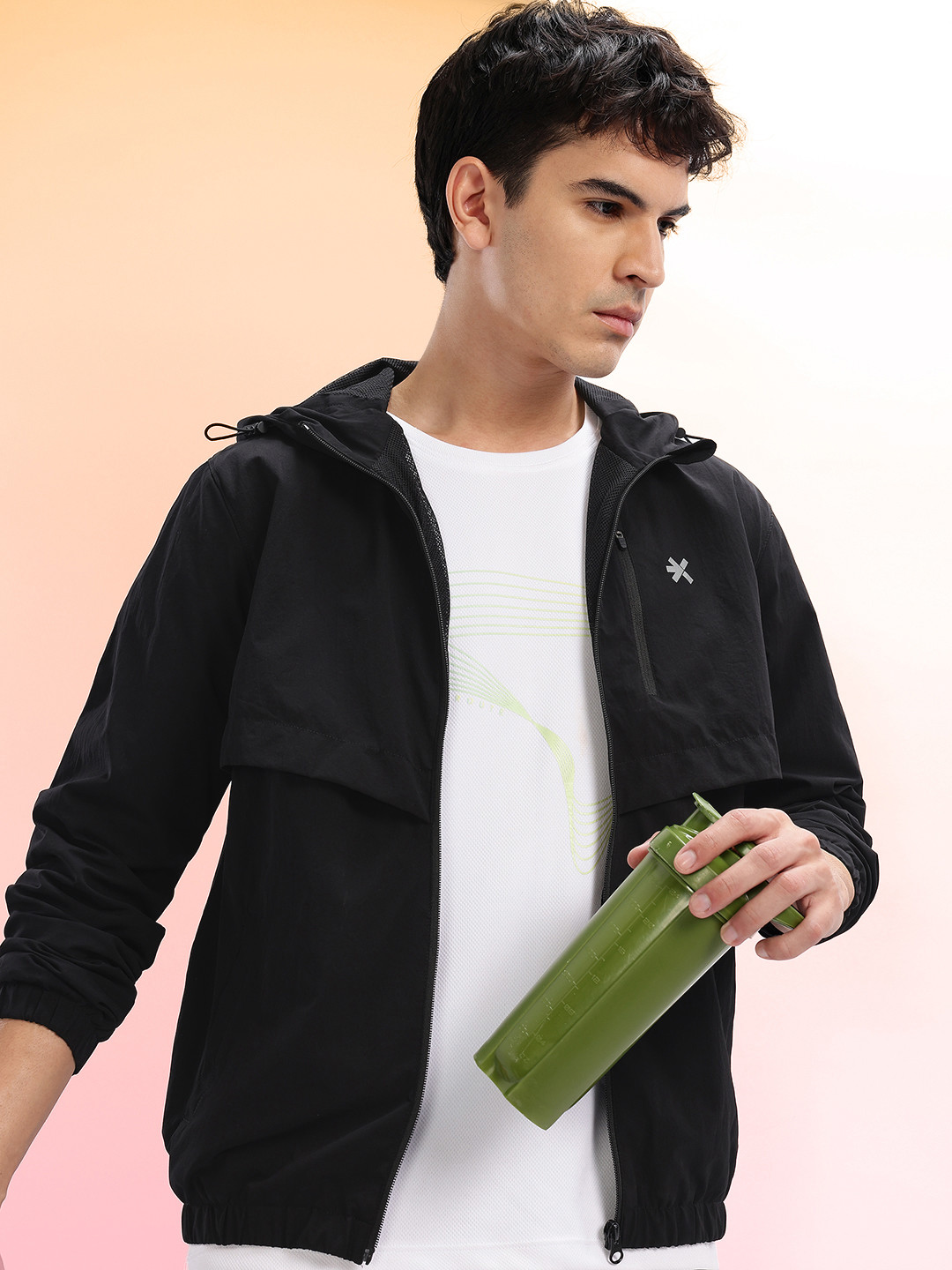 HRX by Hrithik Roshan Hooded Running Jacket