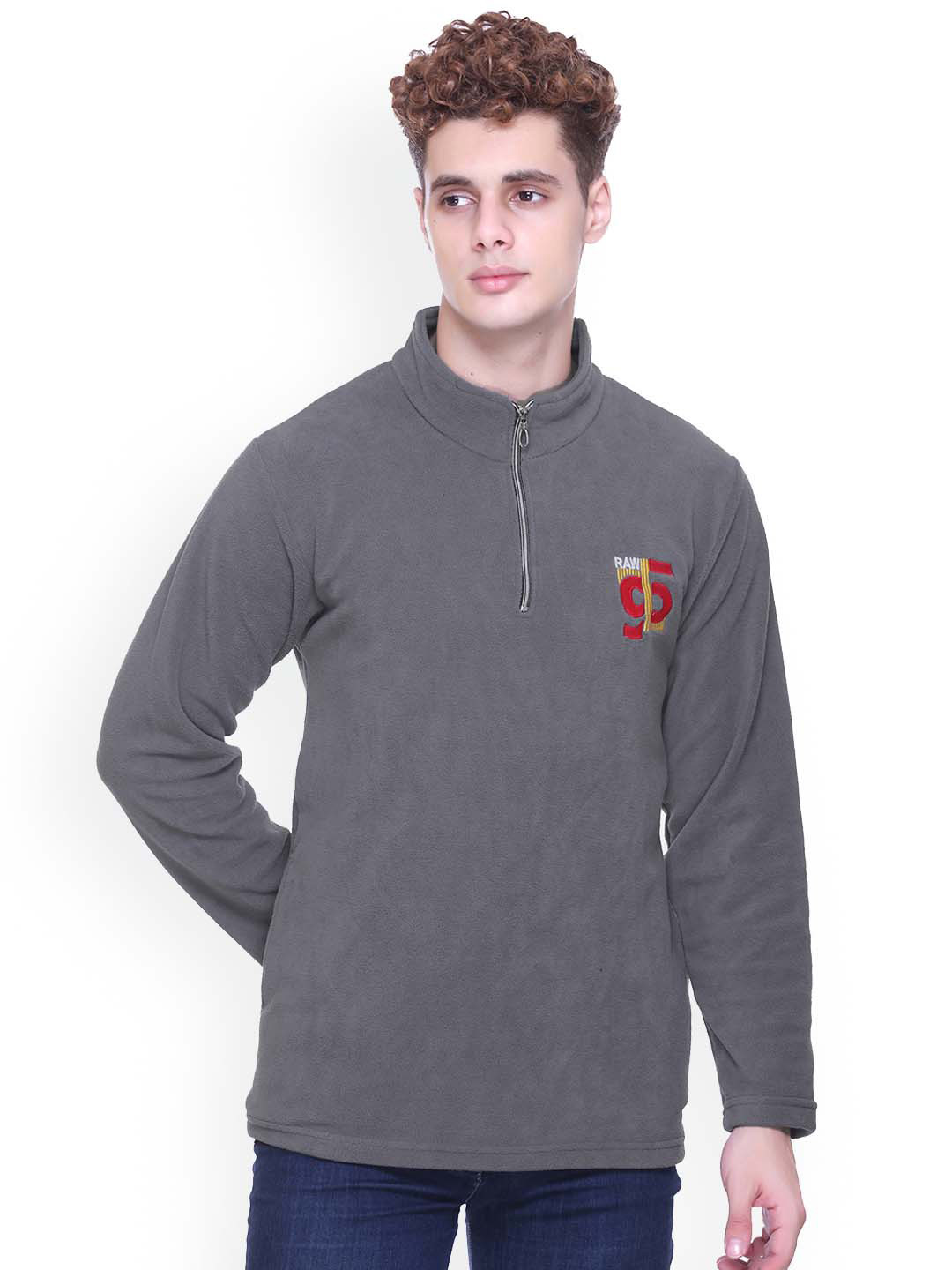 FIRST SLEEP Men High Neck Sweatshirt