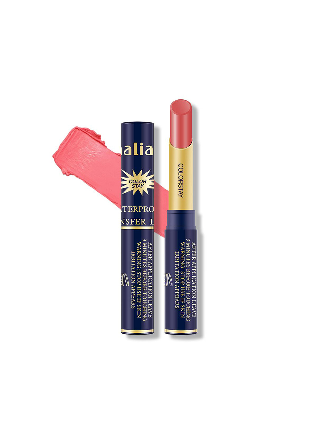 Maliao Color Stay No Transfer Bullet Lipstick - 4 g - Roman 614