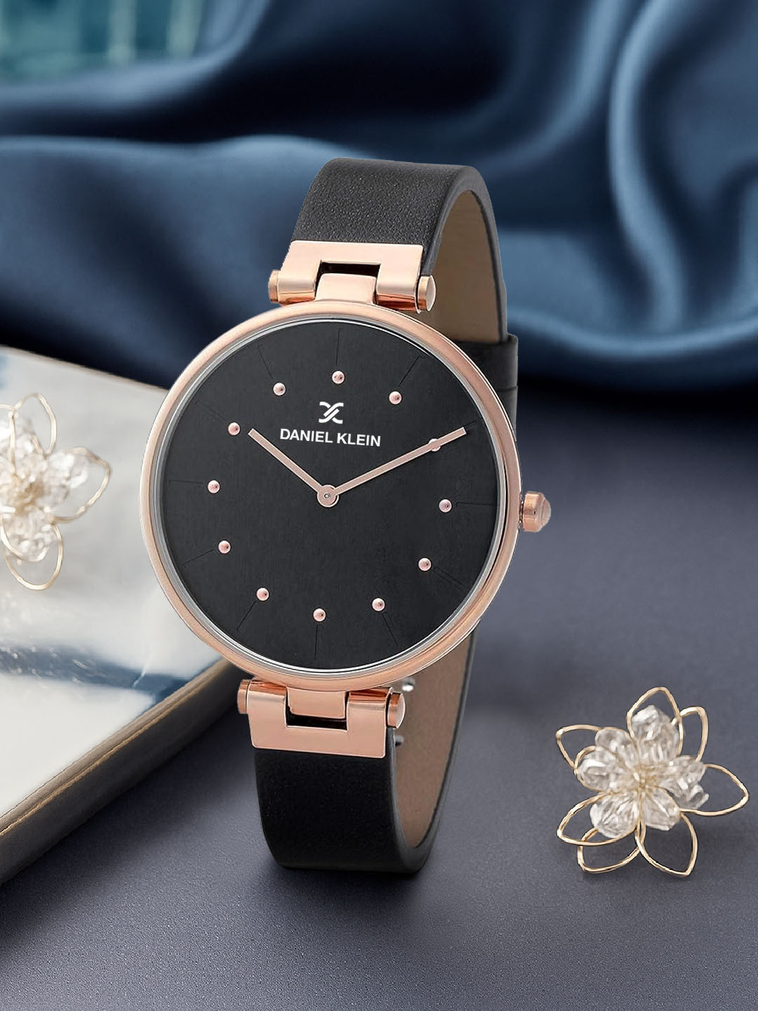 Daniel Klein Women Charcoal Grey Analogue Watch DK.1.12260-2