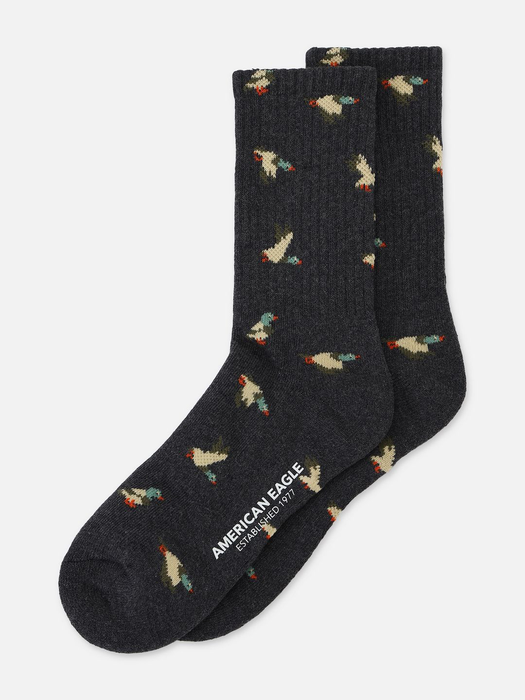 AMERICAN EAGLE OUTFITTERS Men Printed Calf-Length Socks