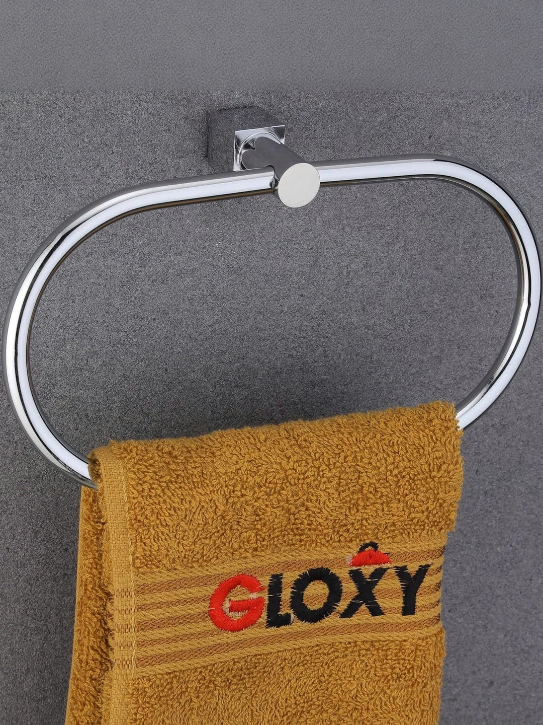 GLOXY Multipurpose Rust Resistant & Space Saving Design Towel Holder Ring