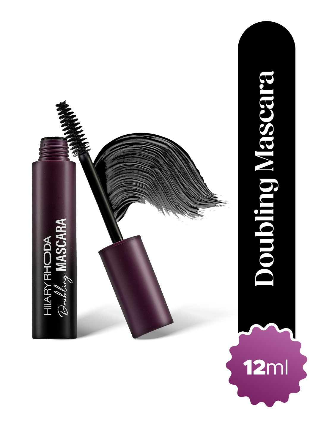 Hilary Rhoda Doubling Volumizing & Waterproof Smudge-Proof Mascara - 12 ml - Black