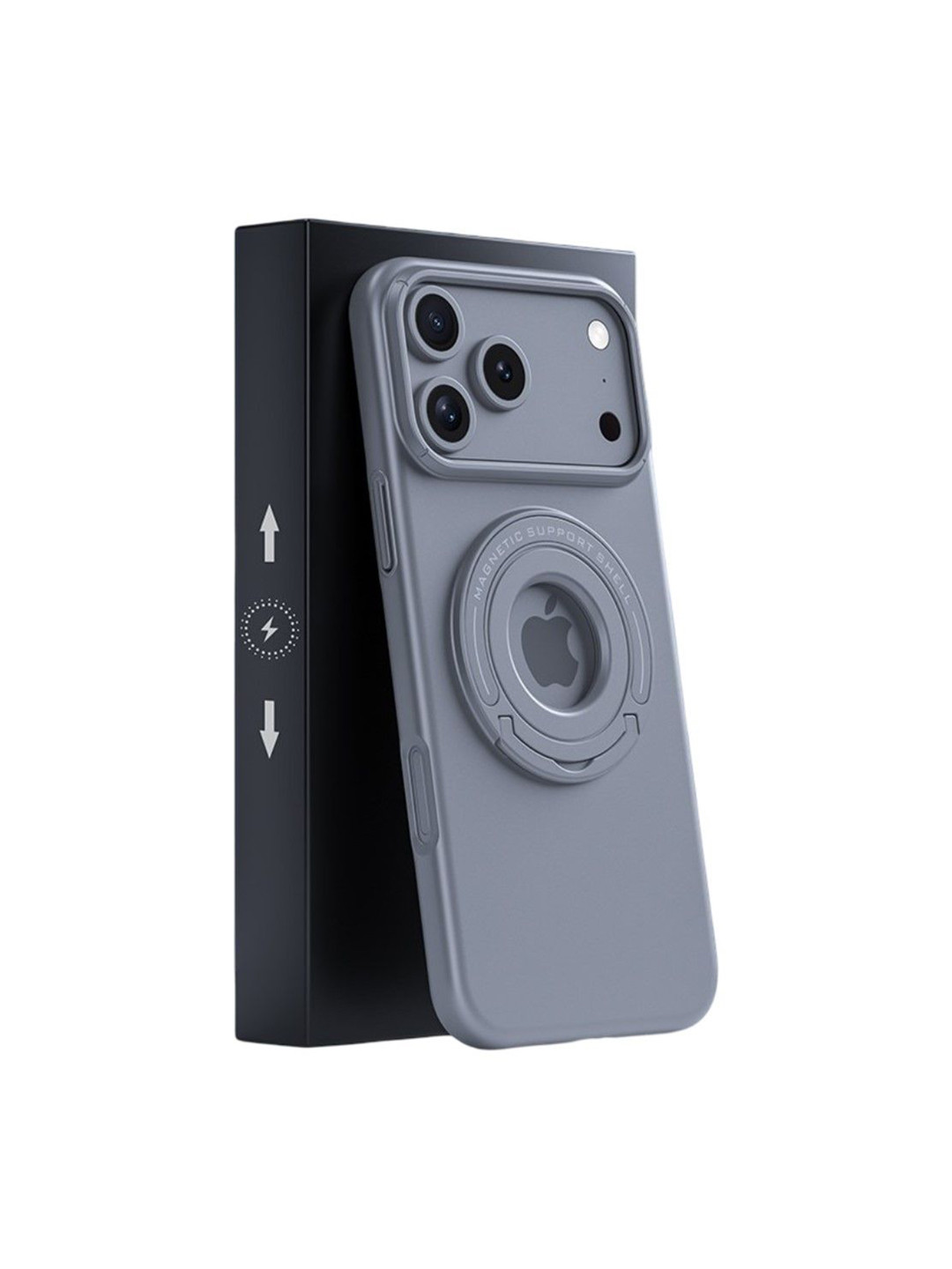 Luxury Kase iPhone 17 Pro Max Premium Magnetic Support Shell Case with Built-in Kickstand