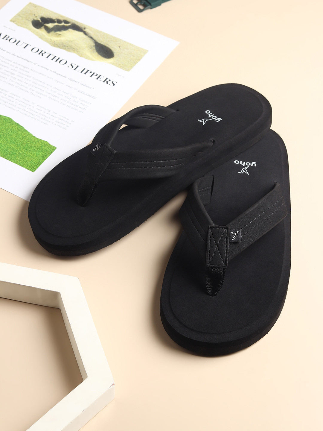 yoho Men Bubbles Ortho Comfortable Thong Flip-Flops