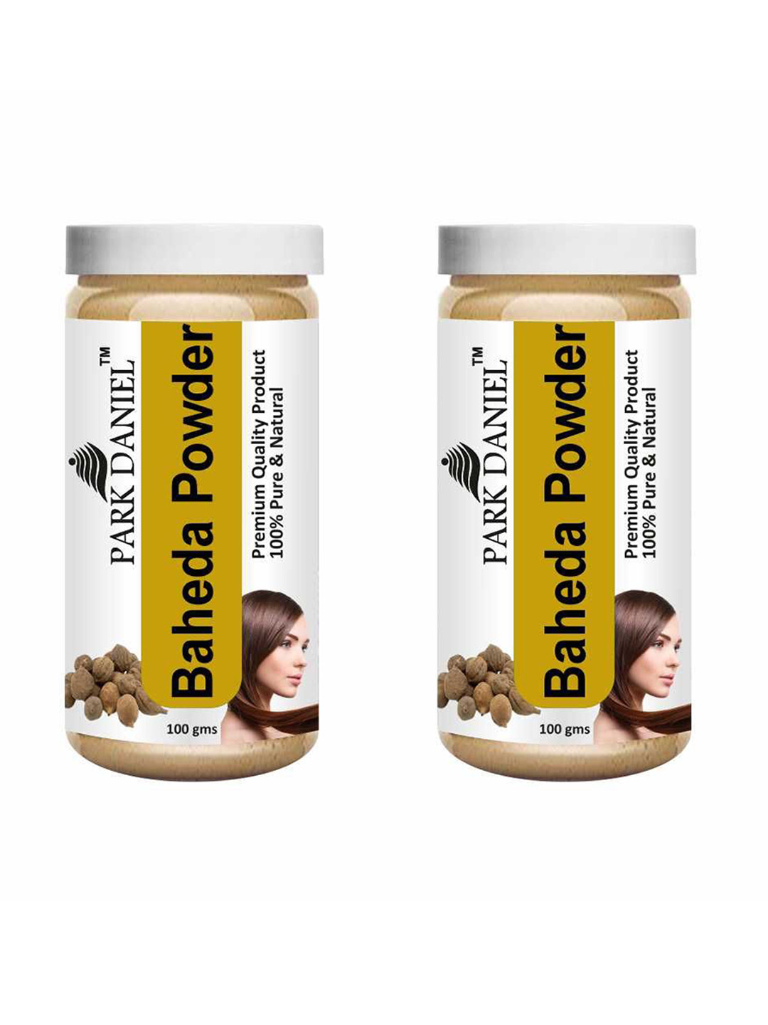 Park Daniel Set Of 2 Baheda Powder For Detoxifying Skin - 100 g Each