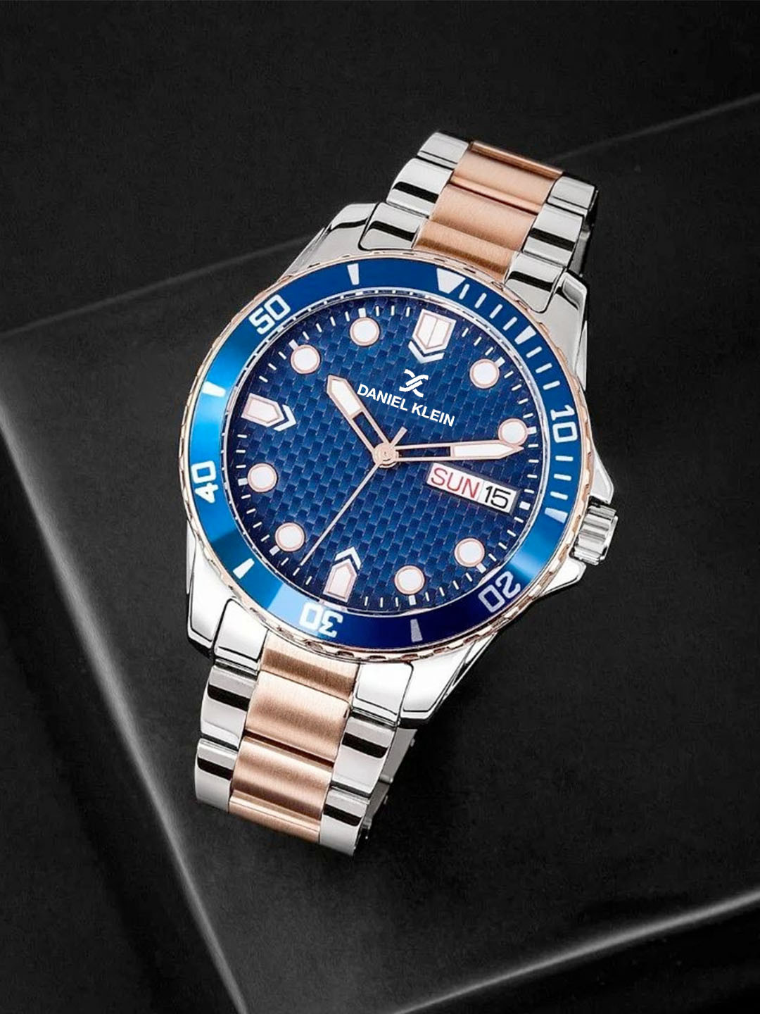 Daniel Klein Men Dial & Bracelet Style Straps Analogue Watch DK11926-5_OR