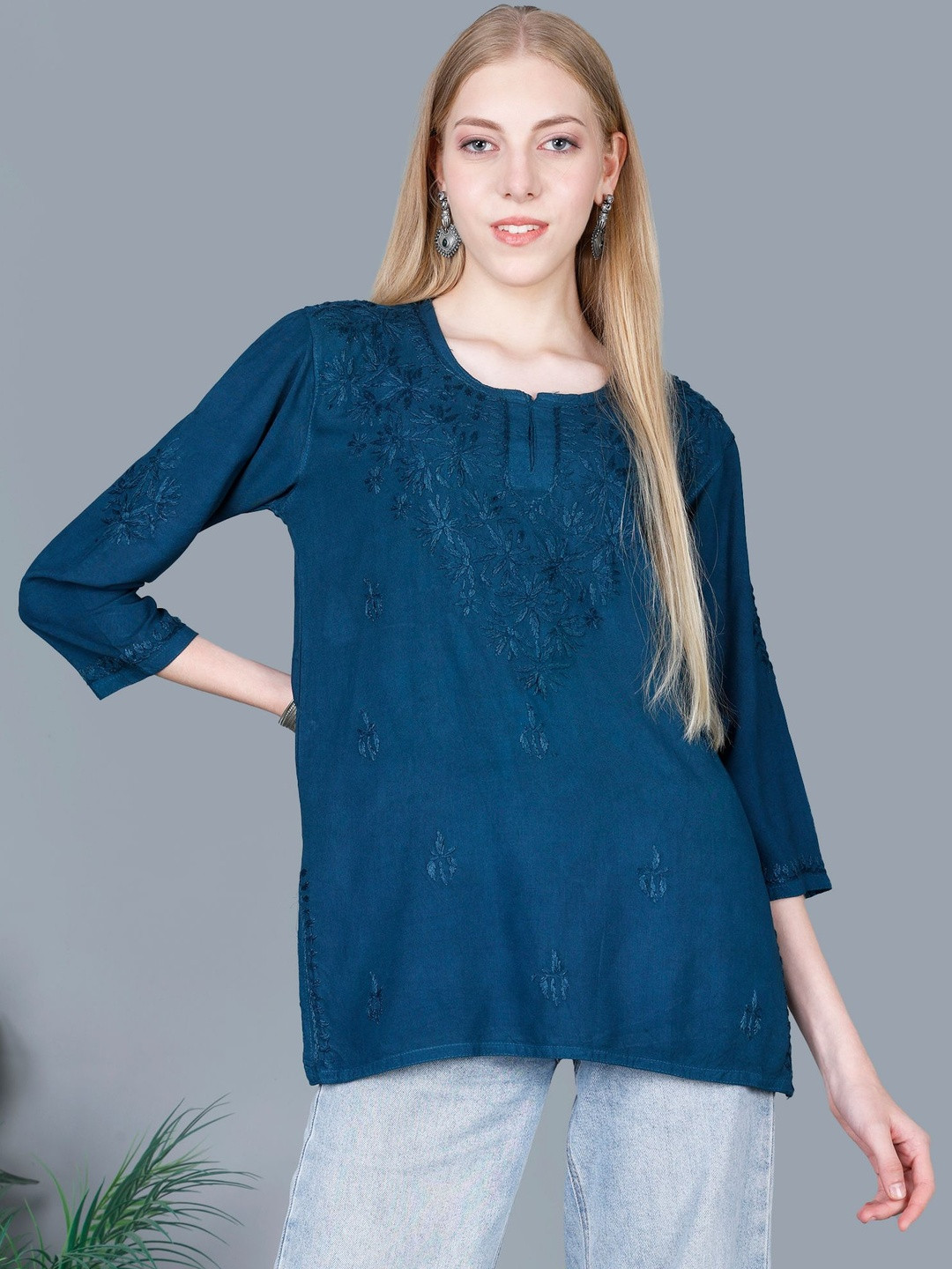 The Chikankari Story Kurti