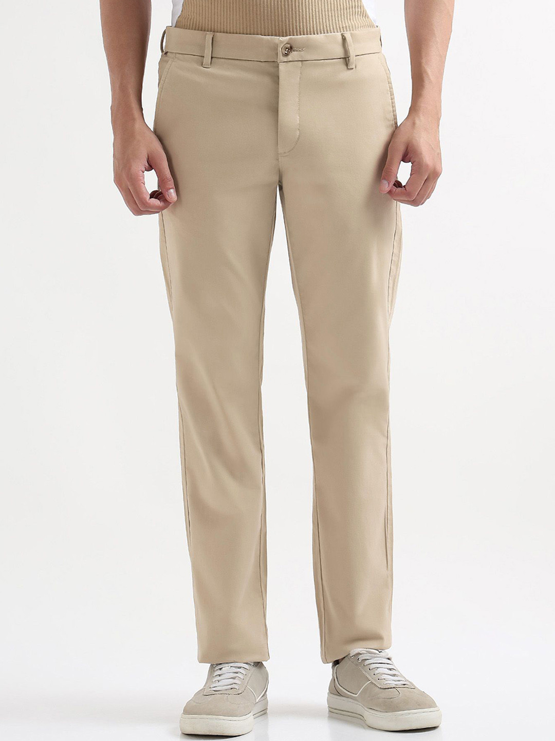 Arrow Sport Air Soft Men Regular Fit Chinos Trousers