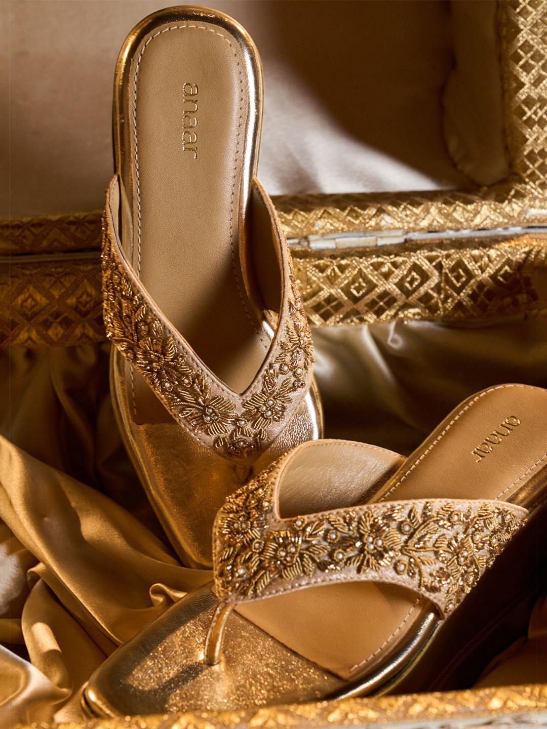 Anaar Women Stardom Wedge Heel Sandals