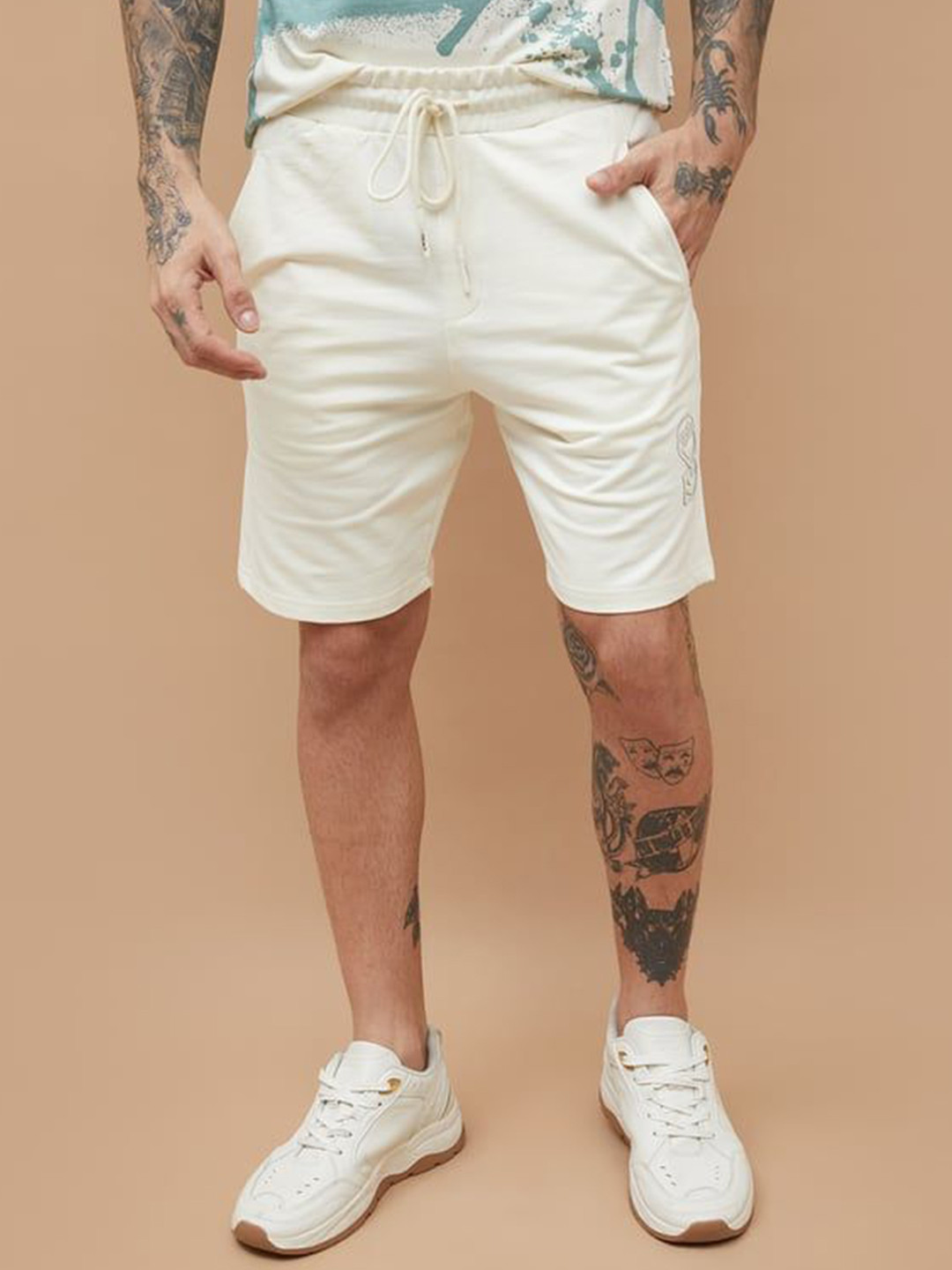 SmileyWorld Men Regular Fit Mid-Rise Shorts