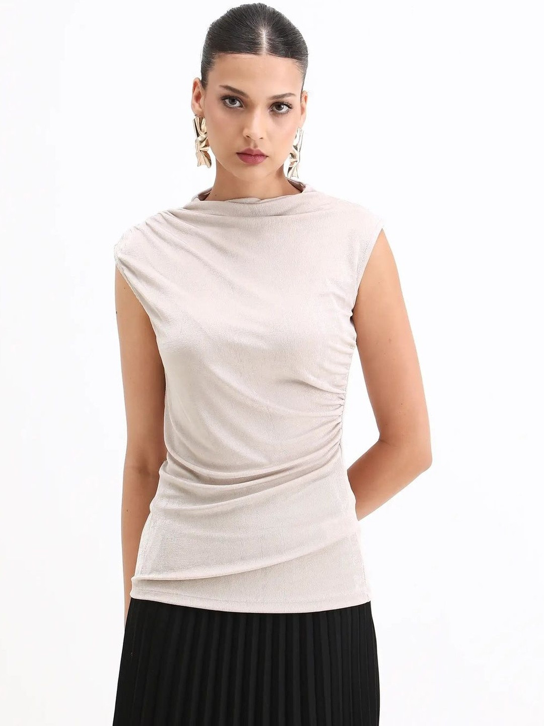 RAREISM Zoptus Beige Light Top