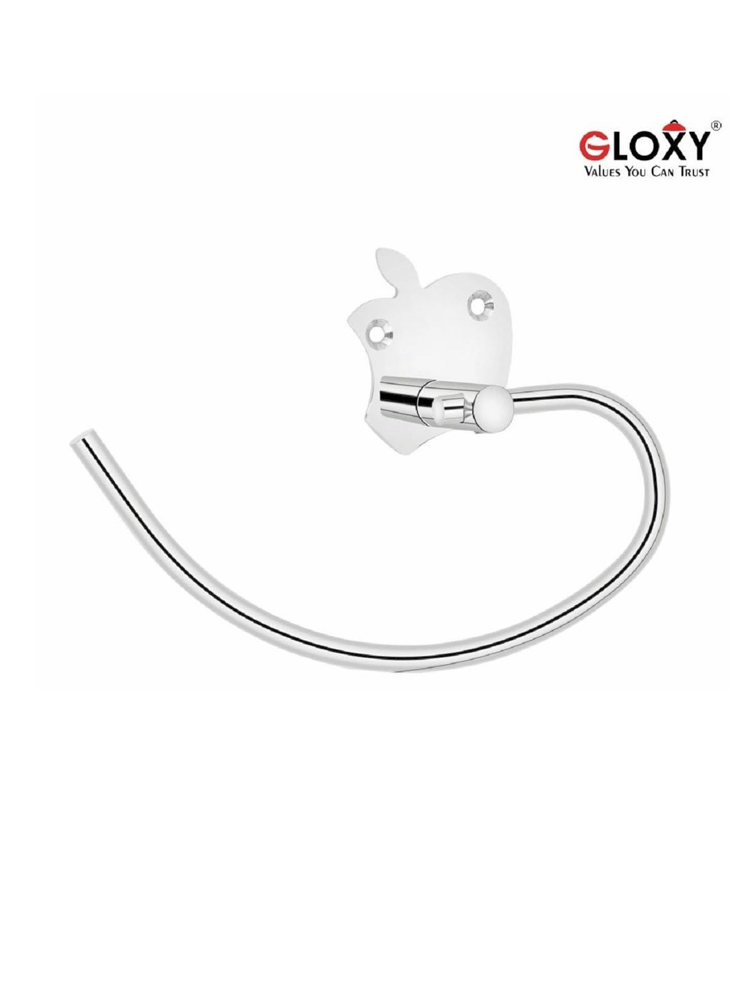 GLOXY Stainless Steel Glint Wall Mount Holder for Modern Bathroom Accessories