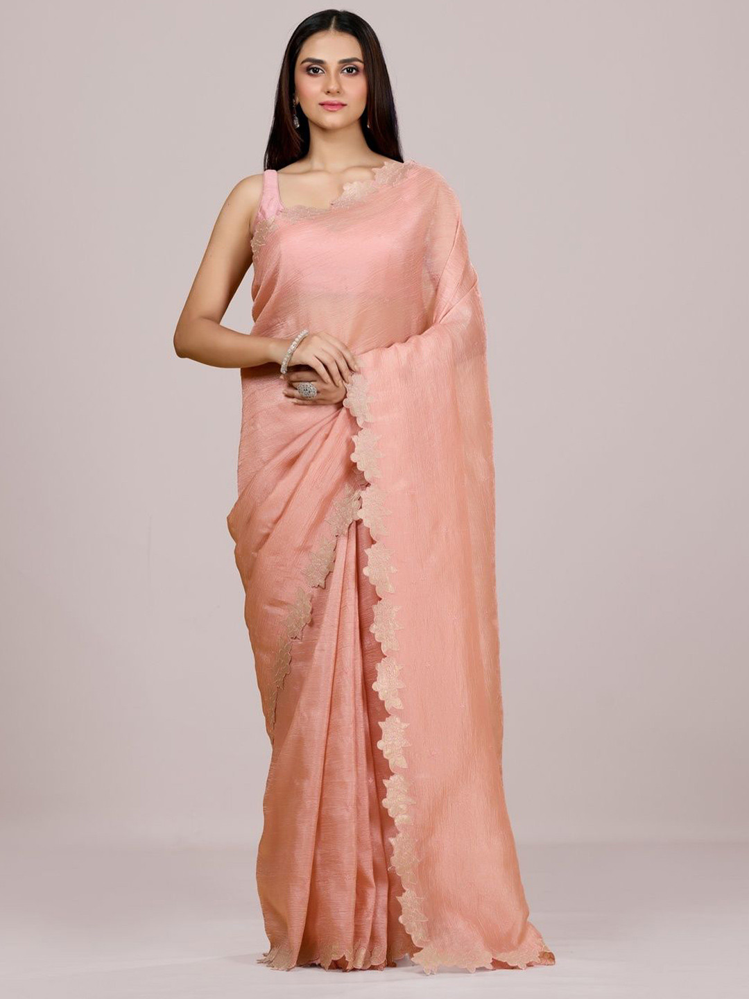 Aparnaa Embellished Embroidered Saree
