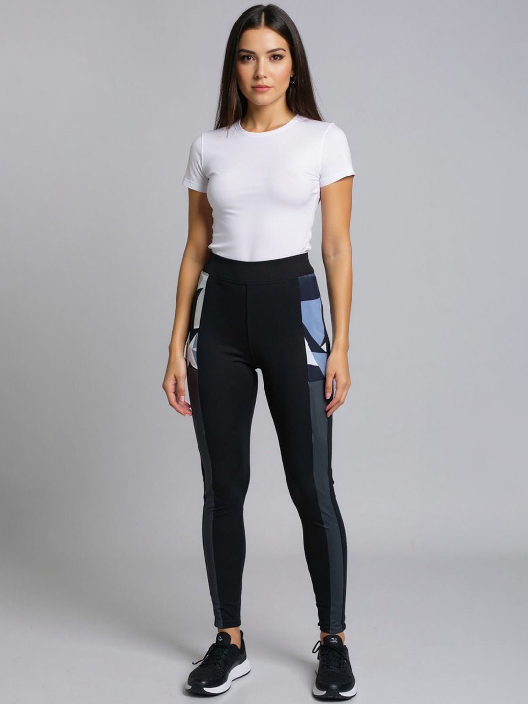 KGN HUB Women High Waist Slim Fit Gym Tights