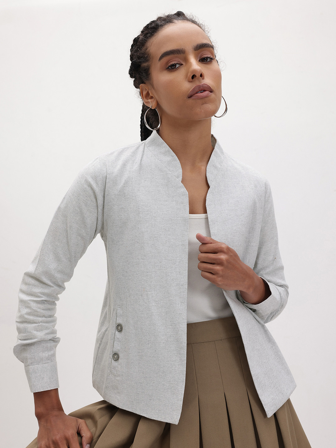 R.Code by The Roadster Life Co. Front-Open Overcoat