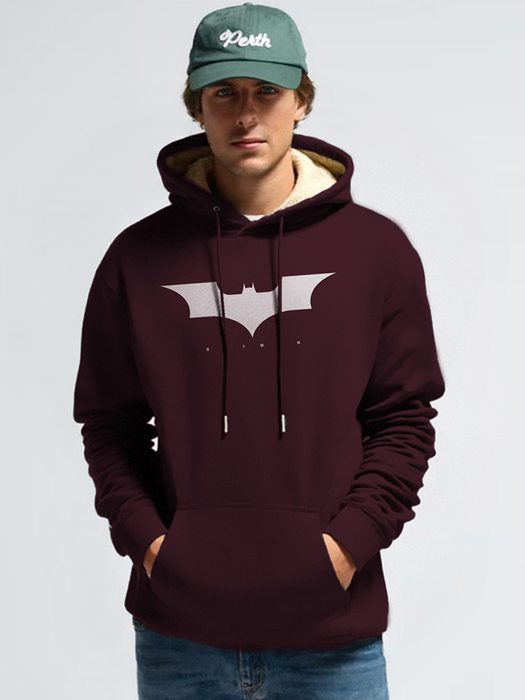 TOGS & TERRE Men Graphic Printed Hooded Sweatshirt
