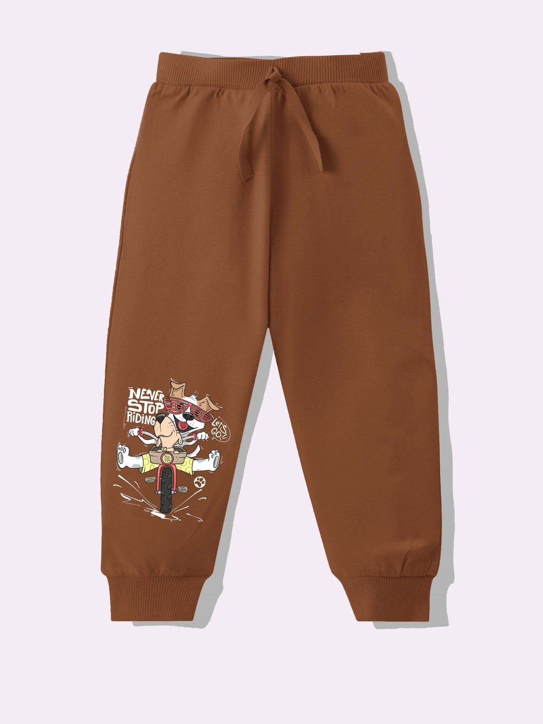 KAVEE Boys Cotton Full Length Joggers