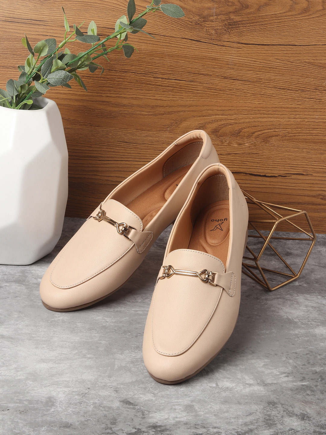 yoho Women Bliss 006 Slip-On Footpharma Footbed Loafers