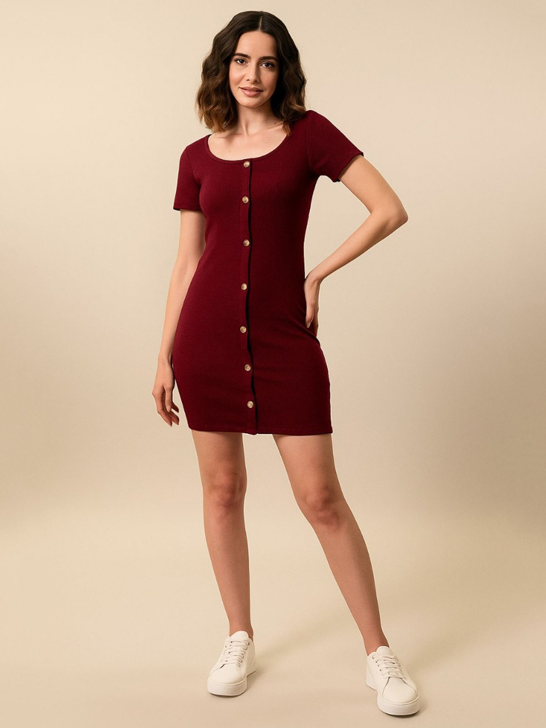 Western Darji Bodycon Mini Dress