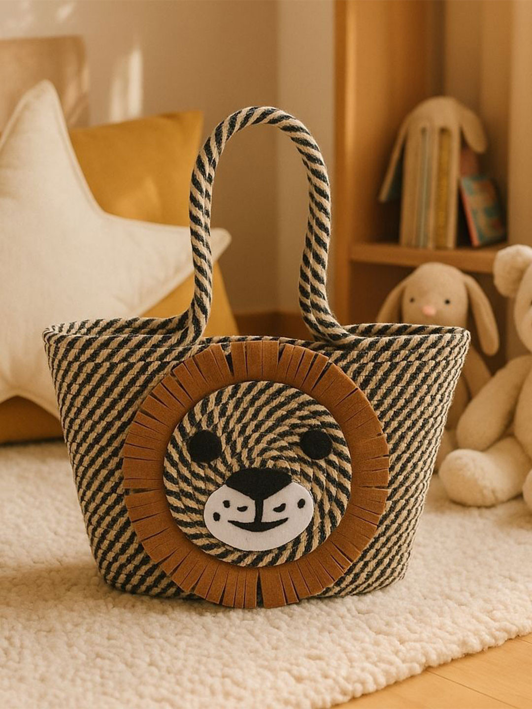 Textile and Beyond Women Textured Shopper Patchwork Tote Bag