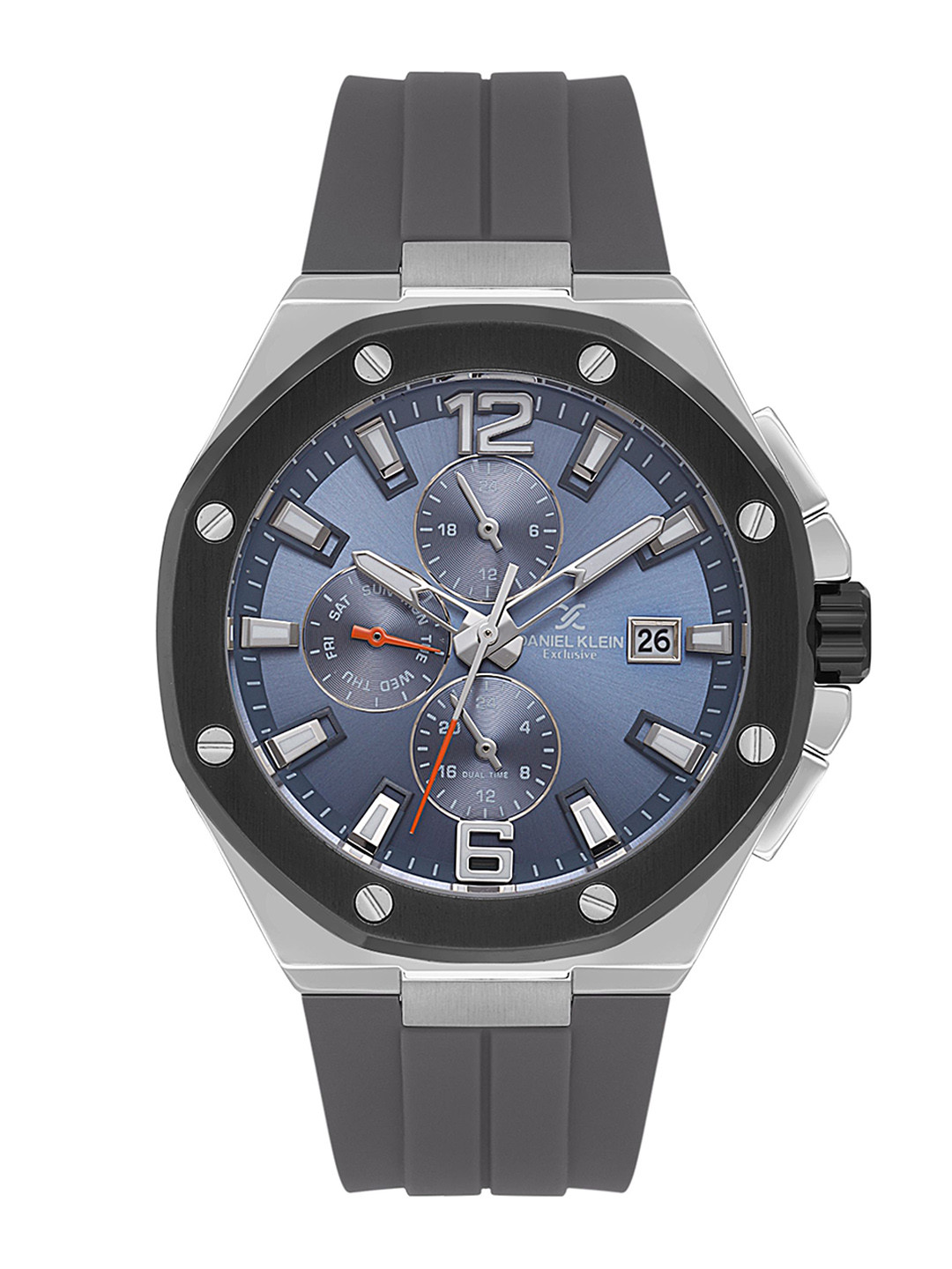 Daniel Klein Men Skeleton Dial & Straps Analogue Automatic Watch DK.1.14092-4_N