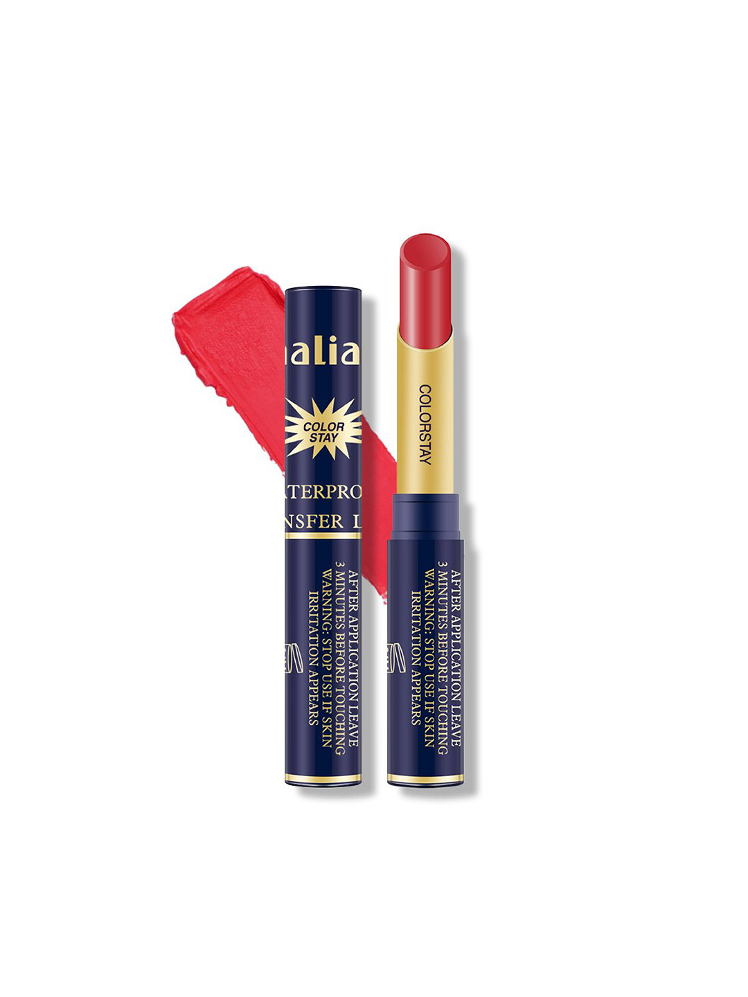 Maliao Color Stay No Transfer Bullet Lipstick - 4 g - Matte Red 625