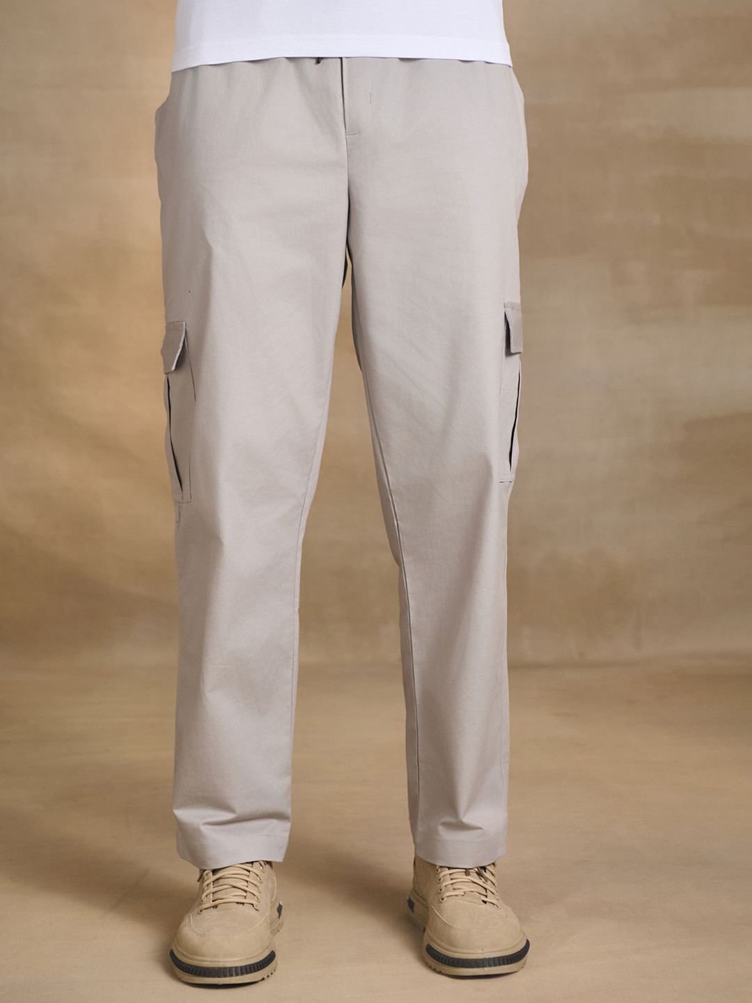 Uncluttered Closet Men's Relaxed Fit Mid-Rise Cargo Pants