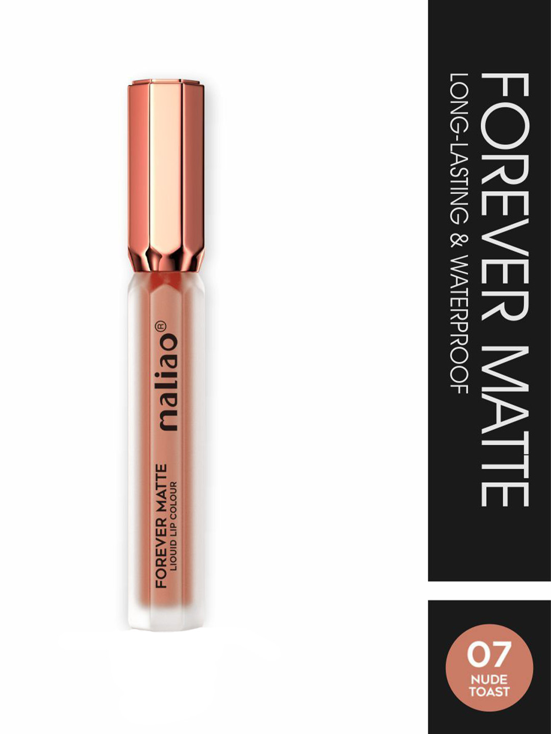 Maliao Forever Matte Liquid Lip Color - 5 ml - Nude Toast 07