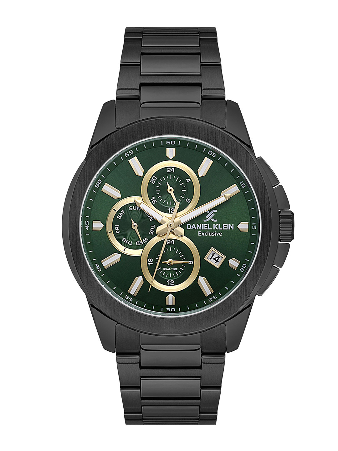 Daniel Klein Men Dial & Bracelet Style Straps Analogue Automatic Watch DK.1.13995-5_N