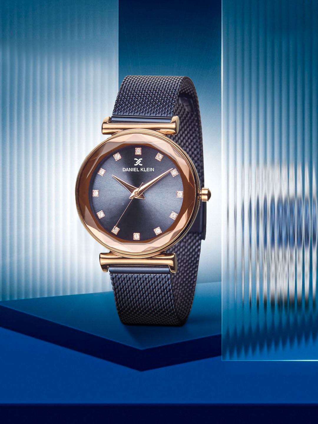 Daniel Klein Women Navy Blue Analogue Watch DK11404-4