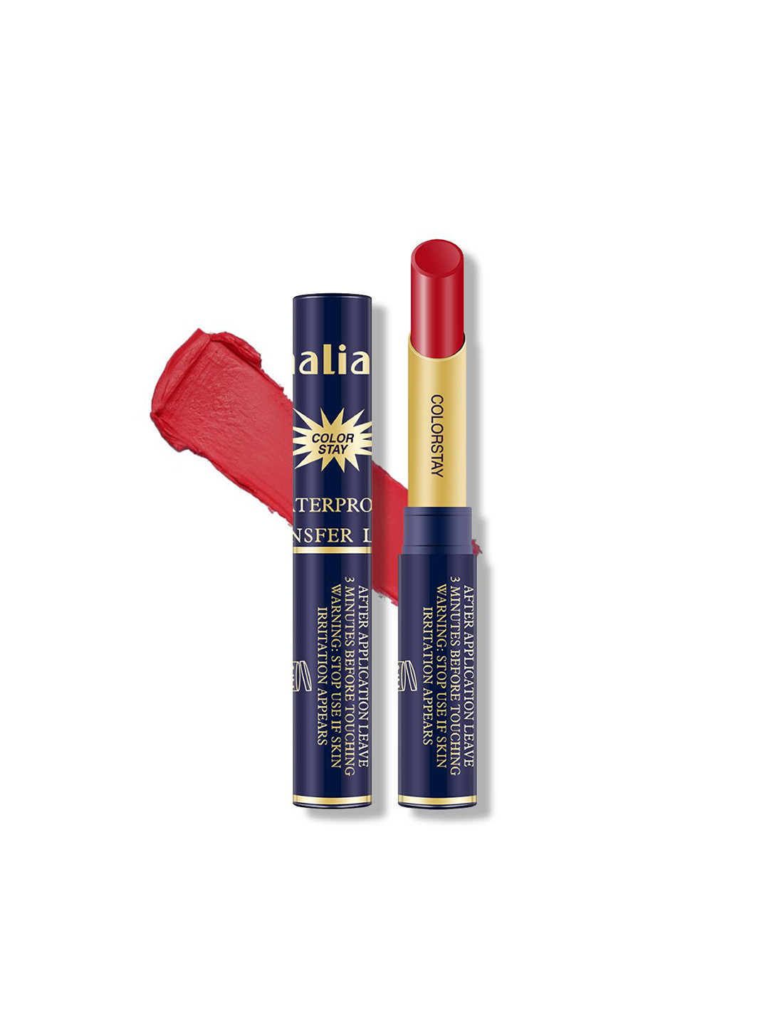 Maliao Color Stay No Transfer Bullet Lipstick - 4 g - Pure Red 629
