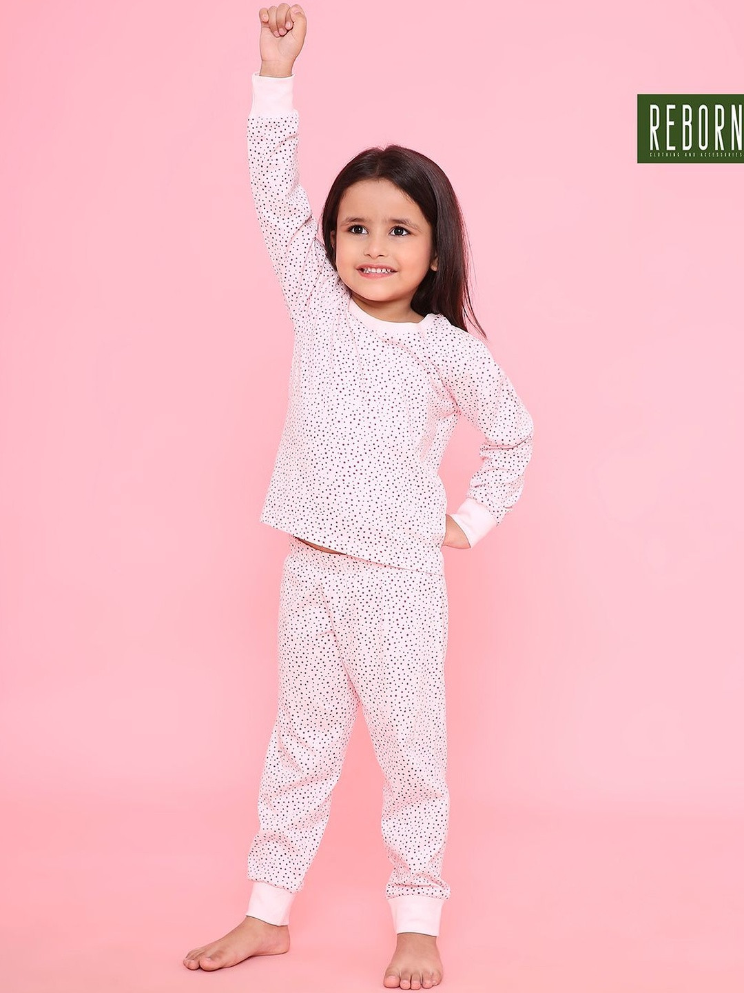 REBORN Girls Printed Night Suit
