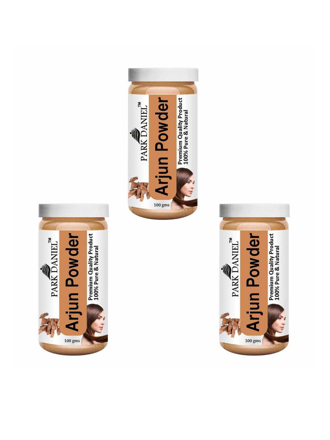 Park Daniel Set Of 3 Arjun Chal Powder For Glowing Skin - 100 g Each