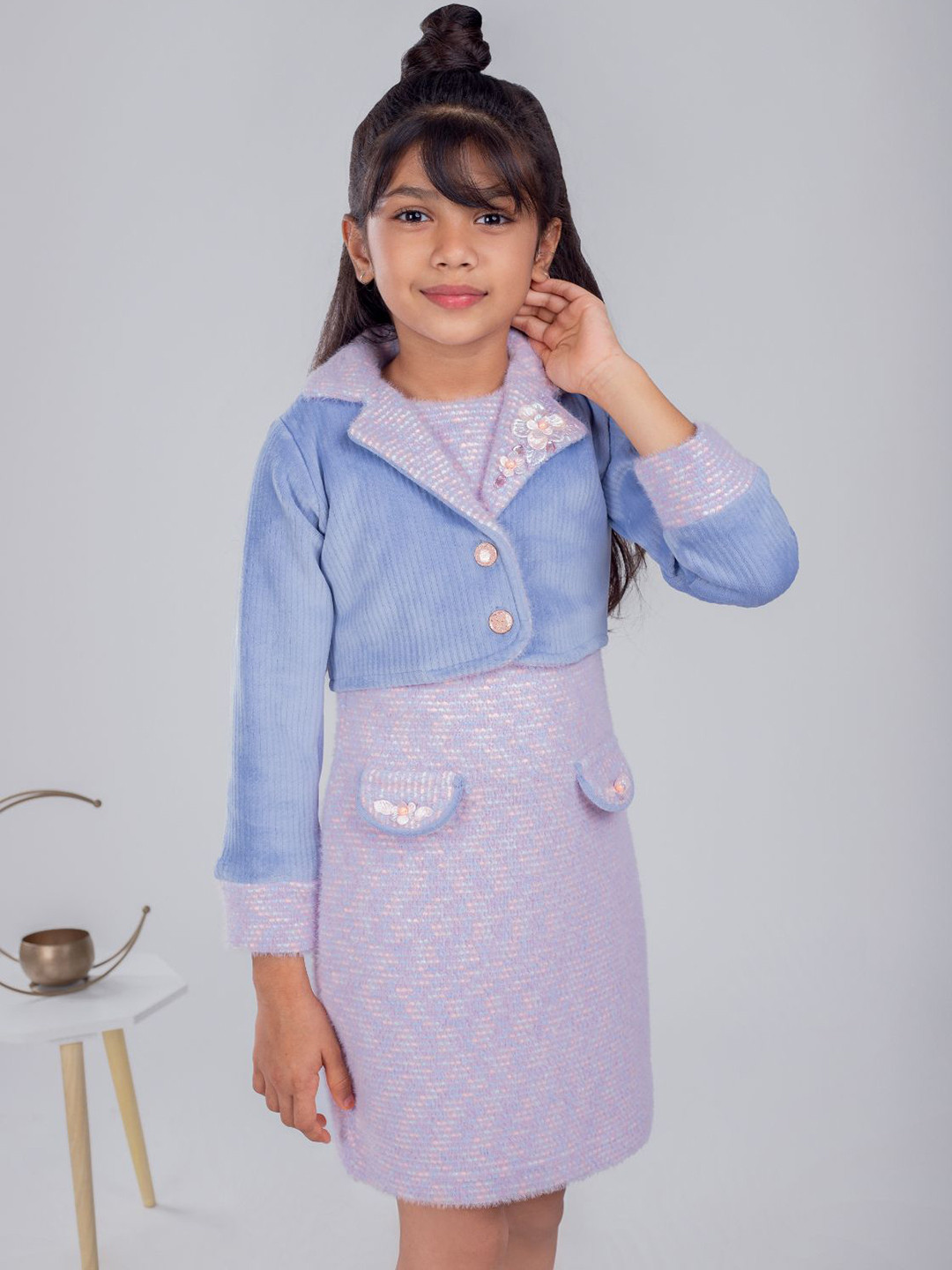 Tiny Girl Embroidered Bodycon Dress