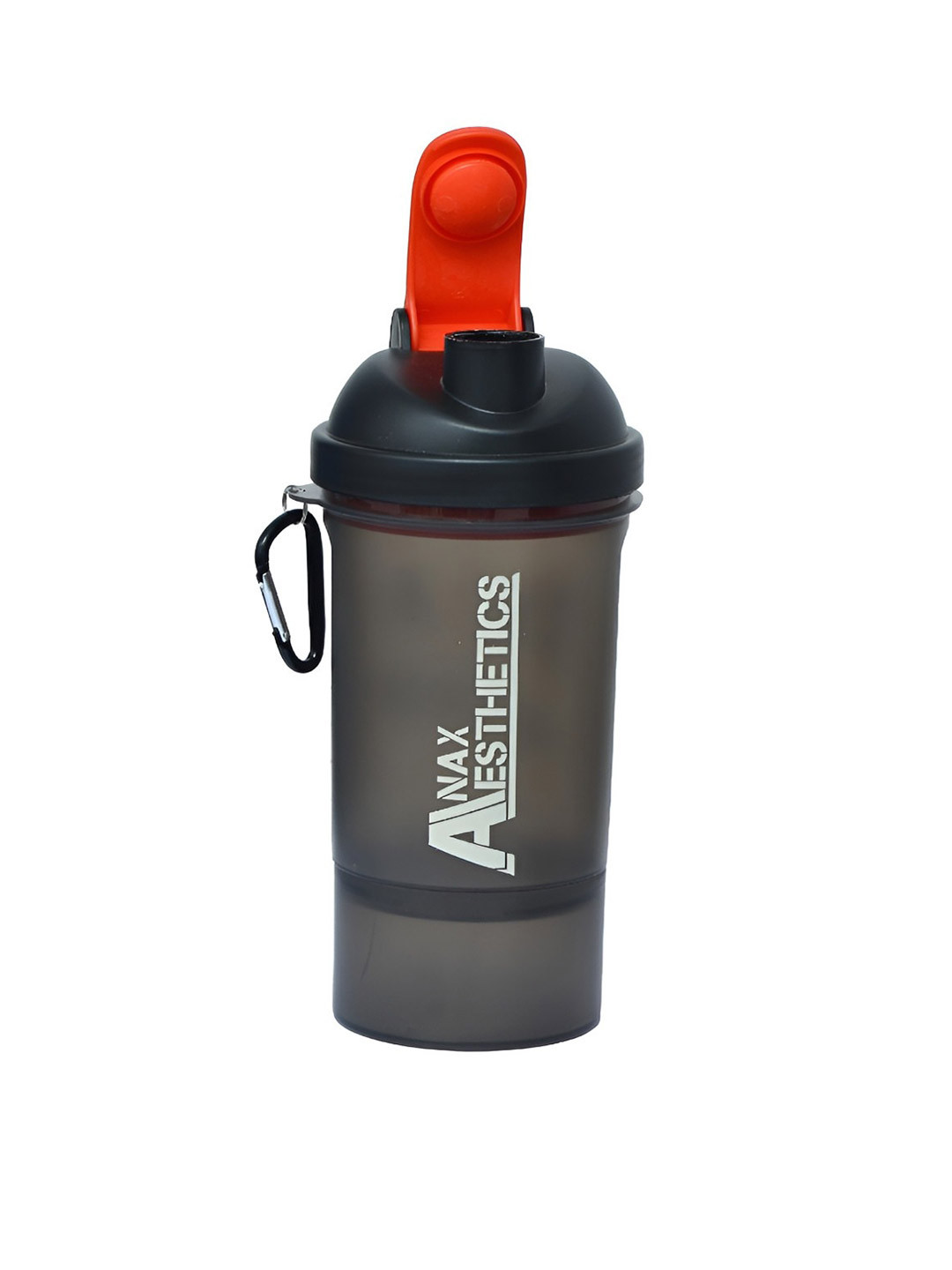 Anax Aesthetics Red & Black Printed Shaker Sipper Water Bottle 500 ml