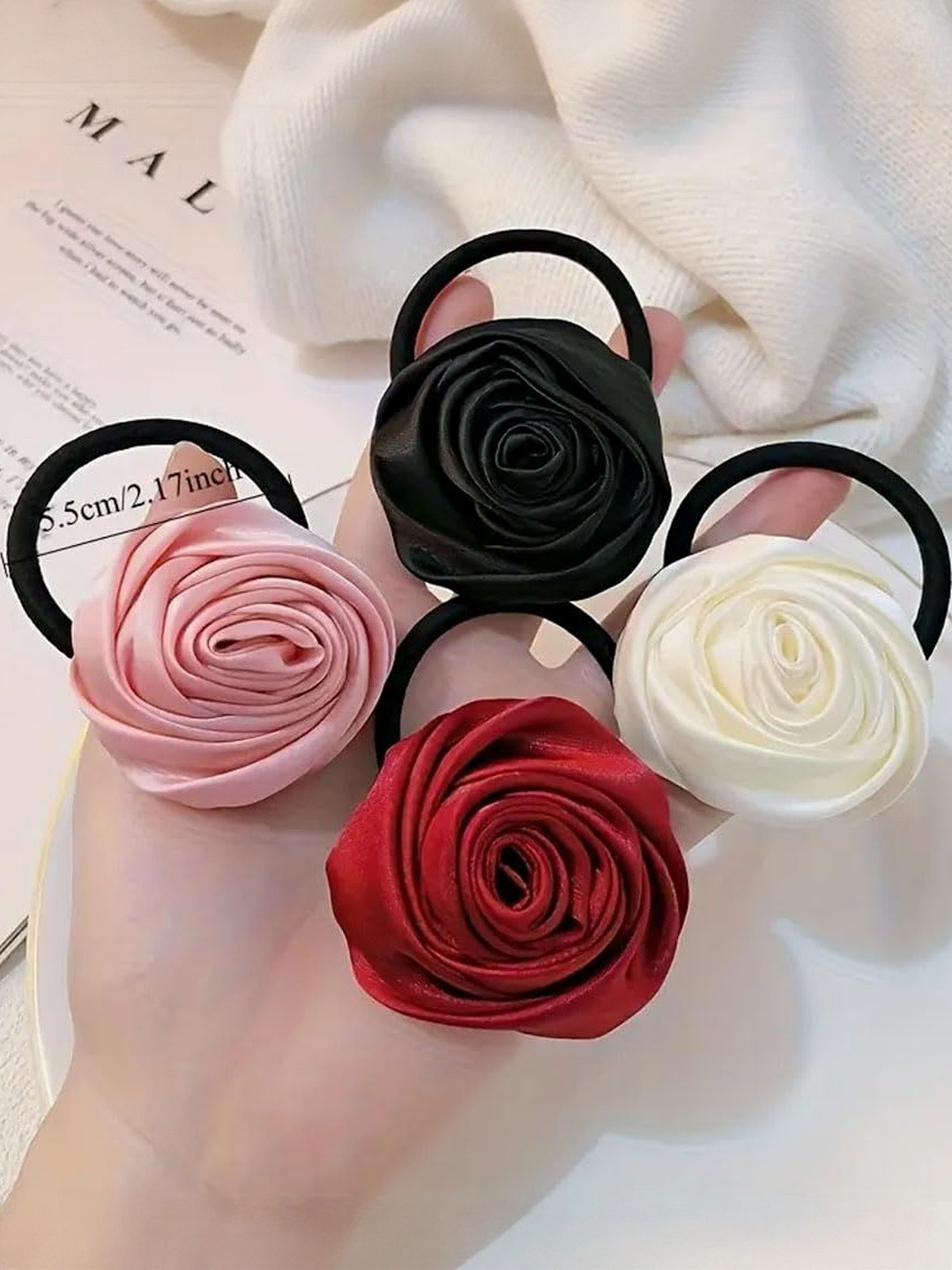 Beauty Flow Women Set of 2 Ponytail Holders Hair Accessory