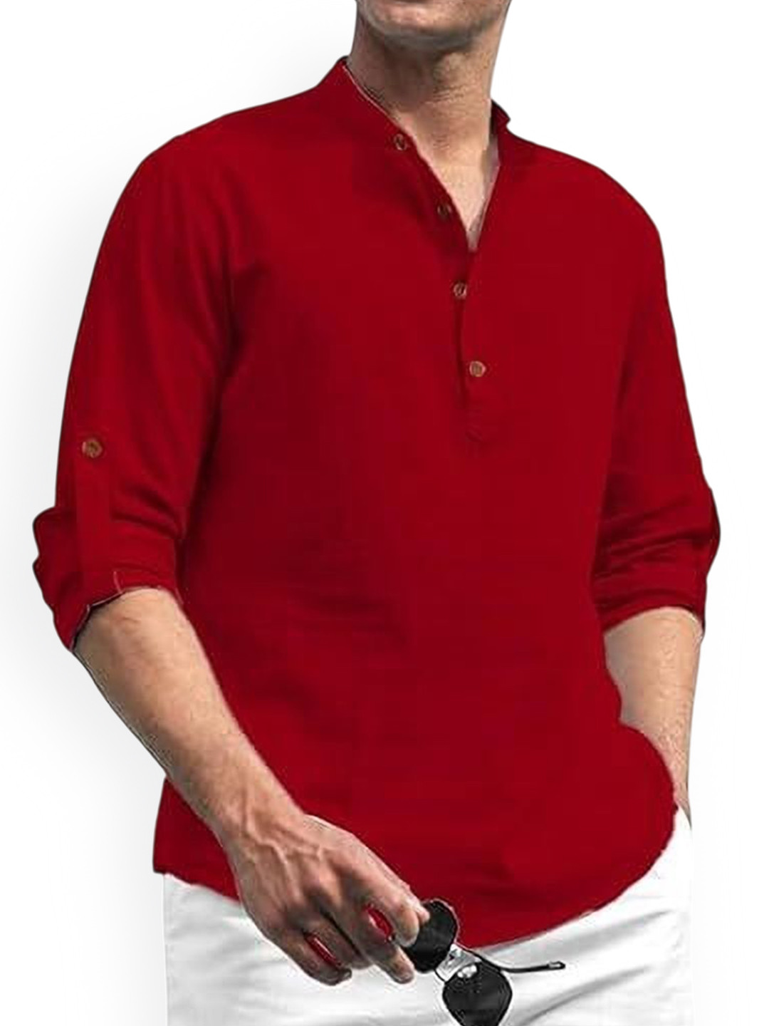 EdinWolf Men Chikankari Pathani Kurta