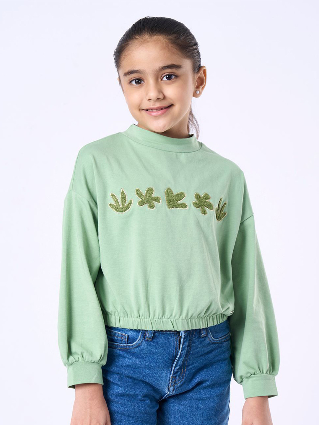 Ed-a-Mamma Girls Long Sleeves Cotton T-shirt