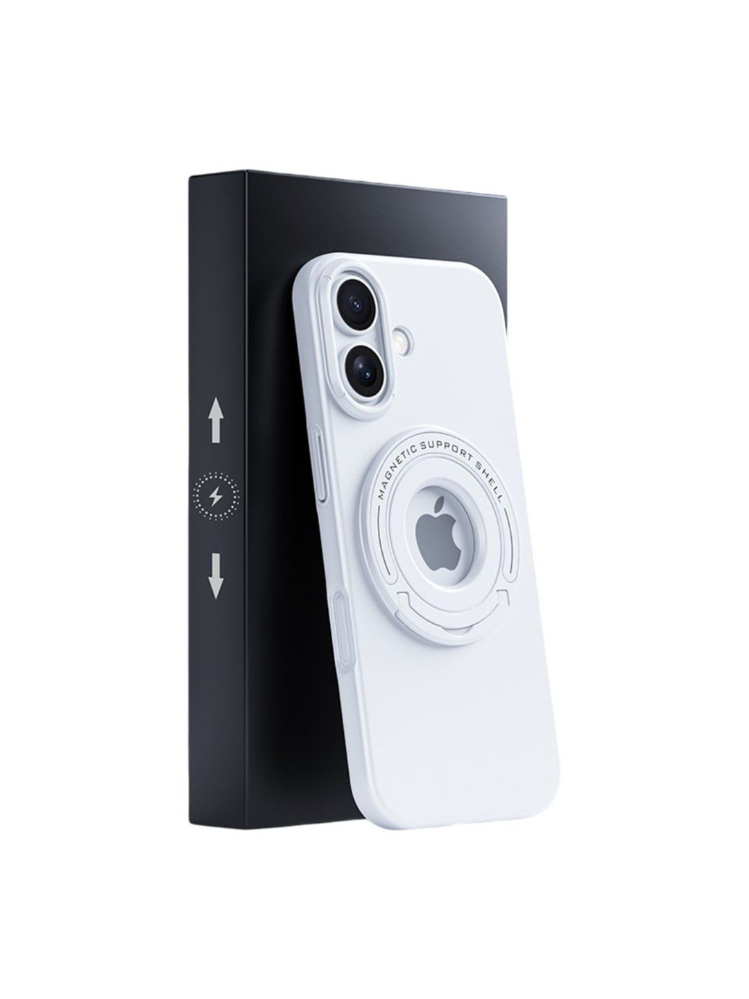 Luxury Kase iPhone 17 Premium Magnetic Support Shell Back Case with Built-in Kickstand