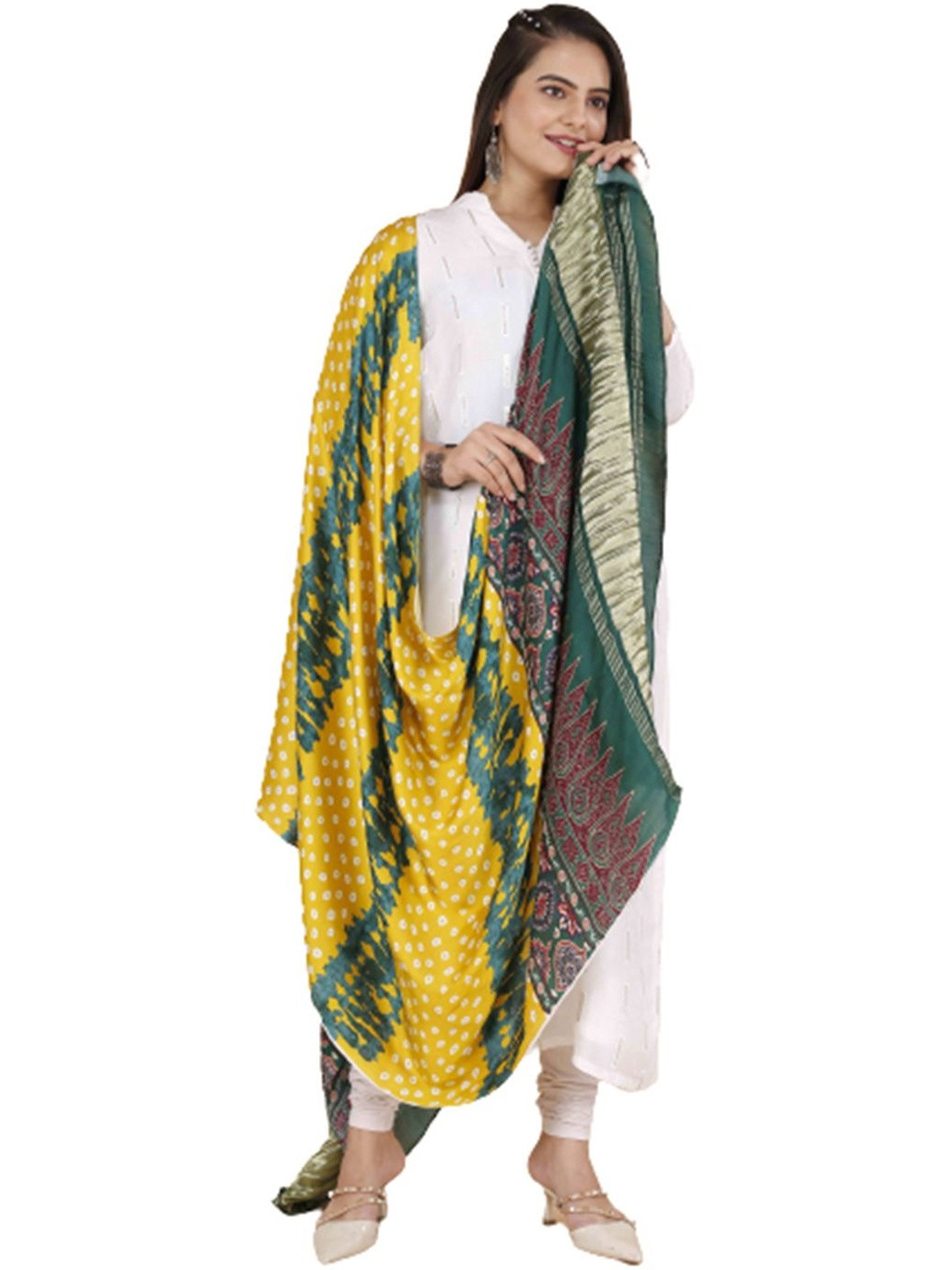 Desibutik Women Gaji Silk Dupatta