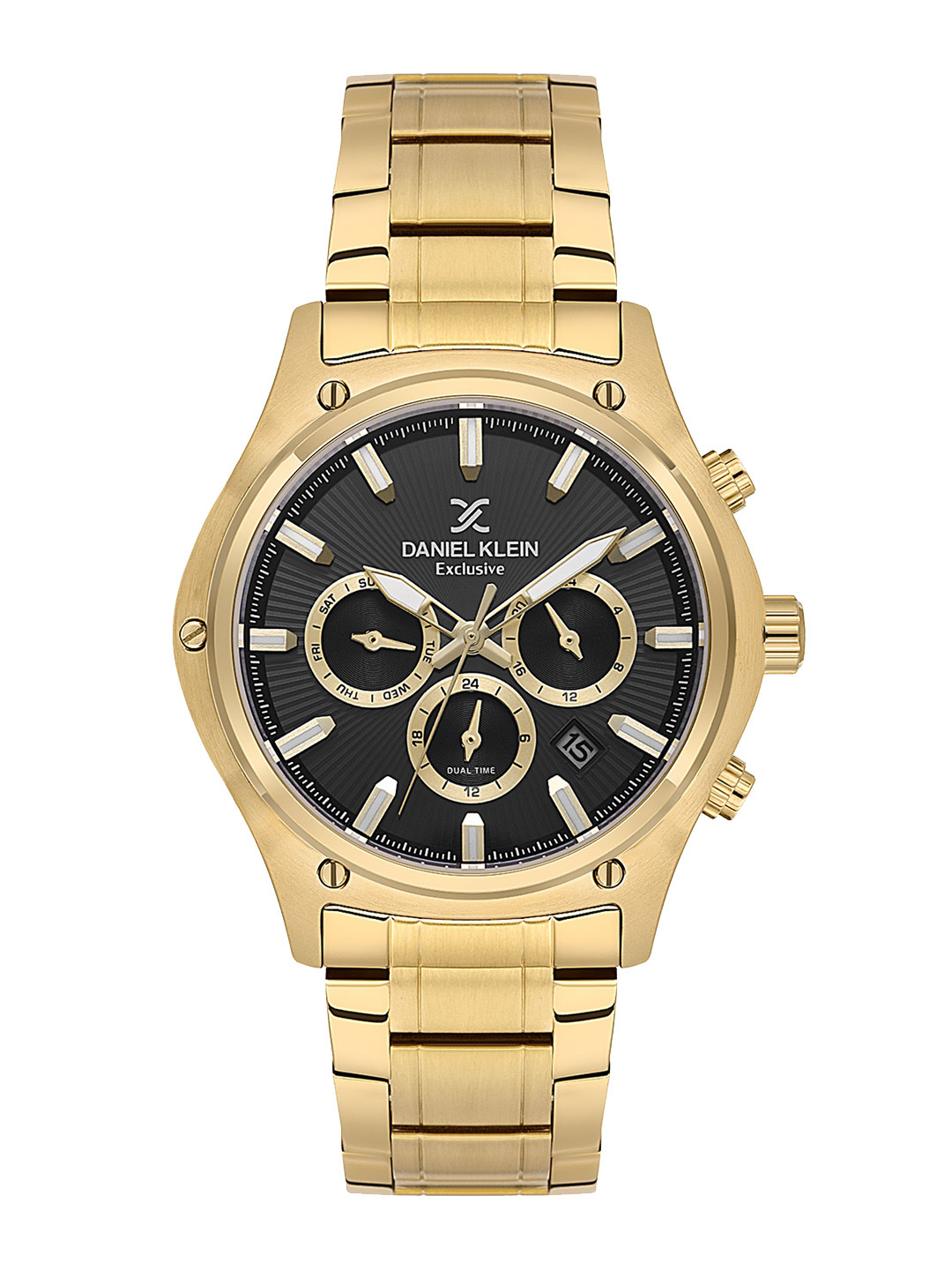 Daniel Klein Men Dial & Bracelet Style Straps Analogue Automatic Watch DK.1.14057-4_N